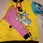 Disney 100 Mickey & Friends Classic Color Block Hoodie Unisex XL