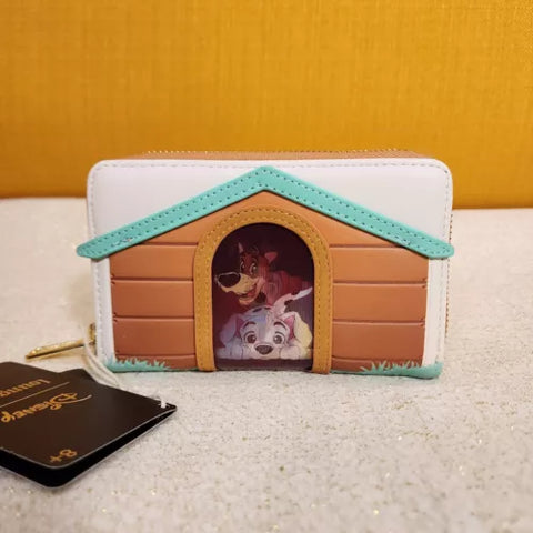 I Heart Disney Dogs Dog House Lenticular Lady, Pongo, Rodger Wallet