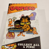 Garfield Nickelodeon Blind Box Enamel Pin 2024 Eating Lasagna Mouth Full Opened