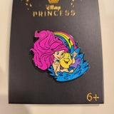 The Little Mermaid Ariel & Flounder Rainbow Enamel Pin