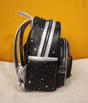 Darth Vader 3D Helmet Star Glitter Confetti Mini Backpack