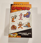 Garfield Nickelodeon Blind Box Enamel Pin 2024 Eating Lasagna Mouth Full Opened