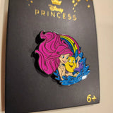 The Little Mermaid Ariel & Flounder Rainbow Enamel Pin