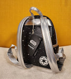 Darth Vader 3D Helmet Star Glitter Confetti Mini Backpack