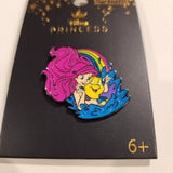 The Little Mermaid Ariel & Flounder Rainbow Enamel Pin