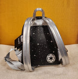 Darth Vader 3D Helmet Star Glitter Confetti Mini Backpack