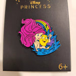 The Little Mermaid Ariel & Flounder Rainbow Enamel Pin