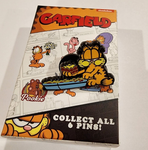 Garfield Nickelodeon Blind Box Enamel Pin 2024 Eating Lasagna Mouth Full Opened