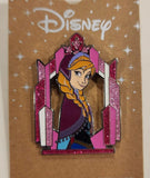 Frozen Anna Winter Glitter Enamel Pin