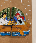 the Little Mermaid Ariel And Eric Boat Scene Kiss The Girl Pin Set