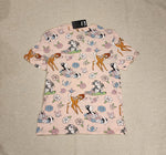 Bambi Flower Thumper Character T Shirt Pink Size M