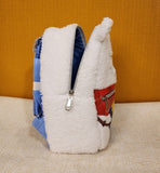 Winnie the Pooh Snowman Plush Holiday Cosplay Mini Backpack