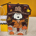 Peanuts Snoopy Scarecrow Costume Halloween Wallet