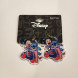 Lilo & Stitch Tricycle Acrylic Drop Bike Ride Earrings