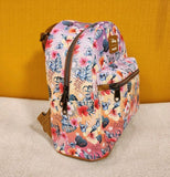 Lilo and Stitch Tropical Floral Ombre AOP Mini Backpack