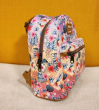 Lilo and Stitch Tropical Floral Ombre AOP Mini Backpack