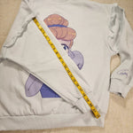 Princess Anime Cinderella Sweatshirt Crewneck Pullover Women M