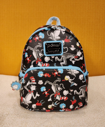 Dr. Seuss Cat In The Hat AOP Mini Backpack