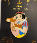 Snow White Pet Deer Enamel Pin