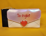 Winnie The Pooh & Piglet Love Letter Flap Wallet Valentines