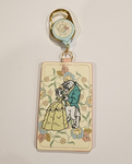 Beauty and the Beast Dance Retractable Lanyard ID Holder