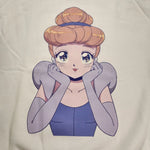 Princess Anime Cinderella Sweatshirt Crewneck Pullover Women L