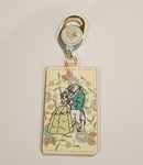 Beauty and the Beast Dance Retractable Lanyard ID Holder