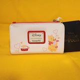 Winnie The Pooh & Piglet Love Letter Flap Wallet Valentines