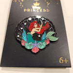 Ariel Clear Shell Enamel Pin