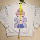 Princess Anime Cinderella Sweatshirt Crewneck Pullover Women L