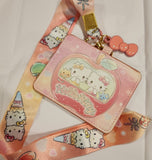 Hello Kitty Carnival Apple Ride Lanyard