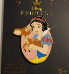 Snow White Pet Deer Enamel Pin