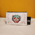 Poison Apple Snow White Floral Cosmetic Bag