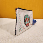 Poison Apple Snow White Floral Cosmetic Bag