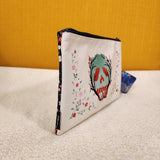 Poison Apple Snow White Floral Cosmetic Bag