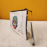 Poison Apple Snow White Floral Cosmetic Bag