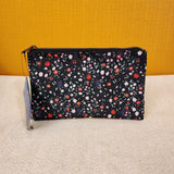 Poison Apple Snow White Floral Cosmetic Bag