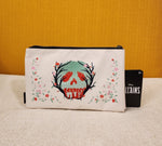 Poison Apple Snow White Floral Cosmetic Bag