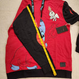 Stitch Devil Scrump Red Hoodie Unisex Size Medium