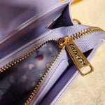 Princess Anime Heart Purple Crossbody Handbag