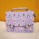 Princess Anime Heart Purple Crossbody Handbag