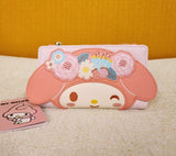 My Melody Floral Crown Figural Flap Wallet