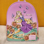 Tangled Sunflower Field Rapunzel Pascal Pink Mini Backpack