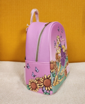 Tangled Sunflower Field Rapunzel Pascal Pink Mini Backpack