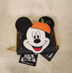 Mickey Mouse Pumpkin GID Halloween Wallet