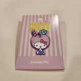 Hello Kitty Drink Apple Head Enamel Pin