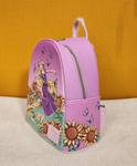 Tangled Sunflower Field Rapunzel Pascal Pink Mini Backpack