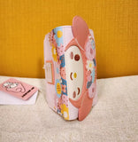 My Melody Floral Crown Figural Flap Wallet