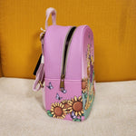 Tangled Sunflower Field Rapunzel Pascal Pink Mini Backpack