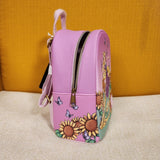 Tangled Sunflower Field Rapunzel Pascal Pink Mini Backpack